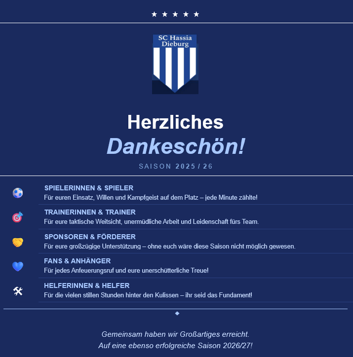 Herzliches Dankeschön